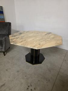 70s Octagonal Marble Table